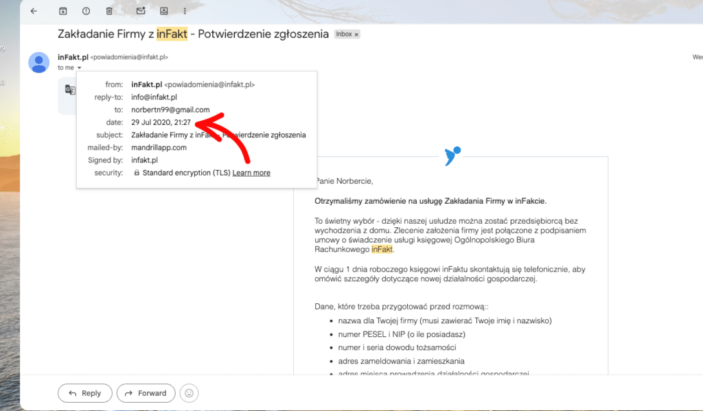 infakt email