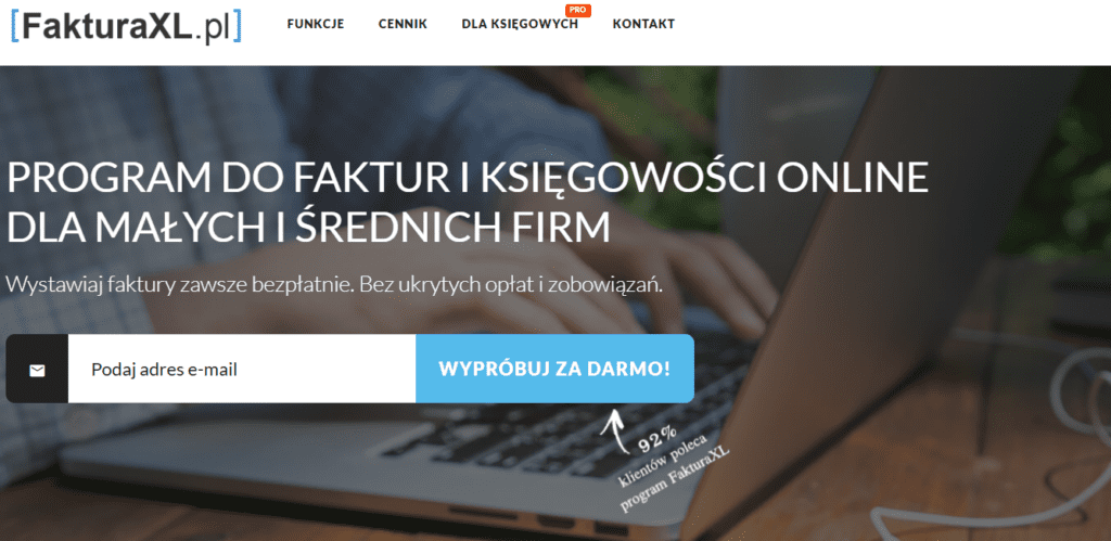 faktura xl strona główna