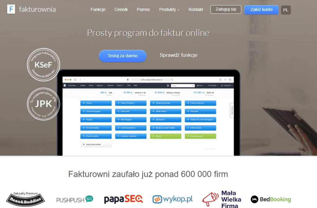 fakturownia darmowy program do faktur