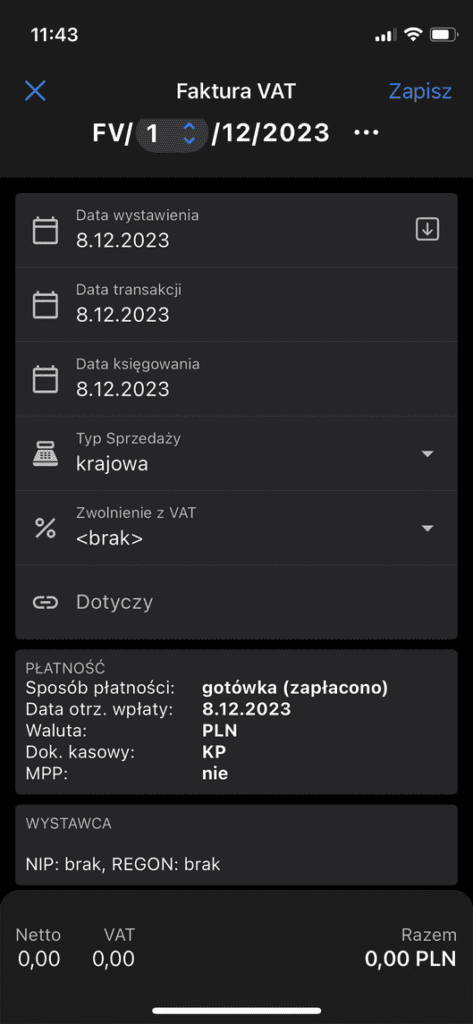 FakturaLight aplikacja