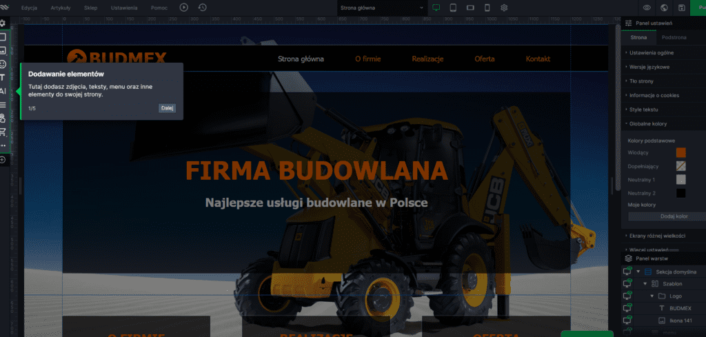 Jak Stworzyć Stronę Internetową Dla Firmy webwave cms edycja szablonu
