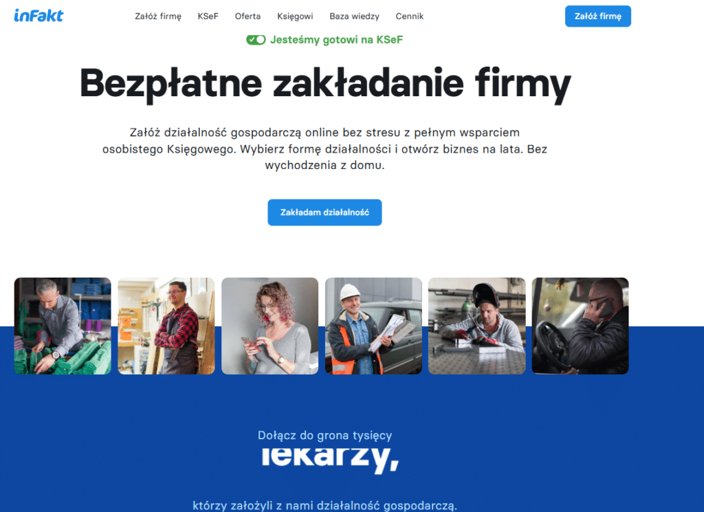 infakt zakładanie firmy