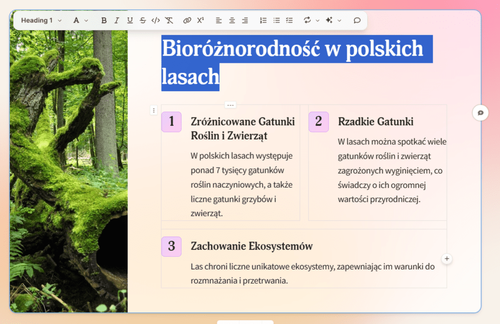 gamma app edycja prezentacji