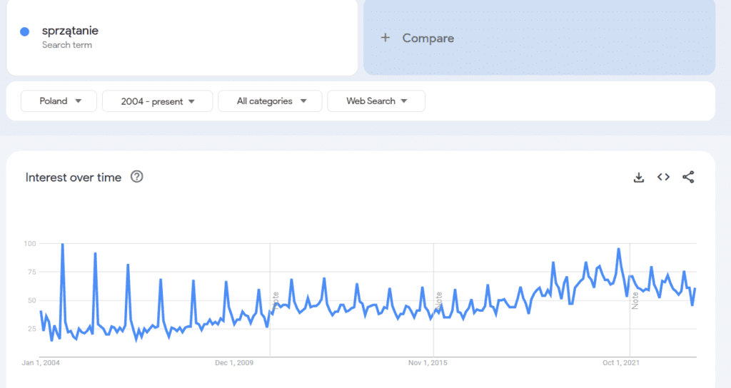 jednoosobowa firma sprzątająca popularność