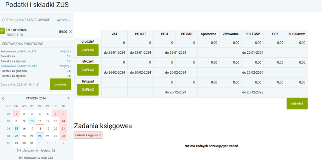 systim samodzielna ksiegowosc