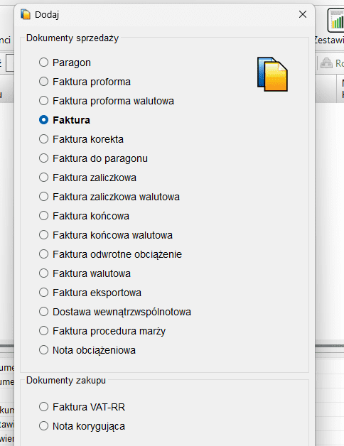Pakiet Przedsiębiorcy rodzaje dokumentów