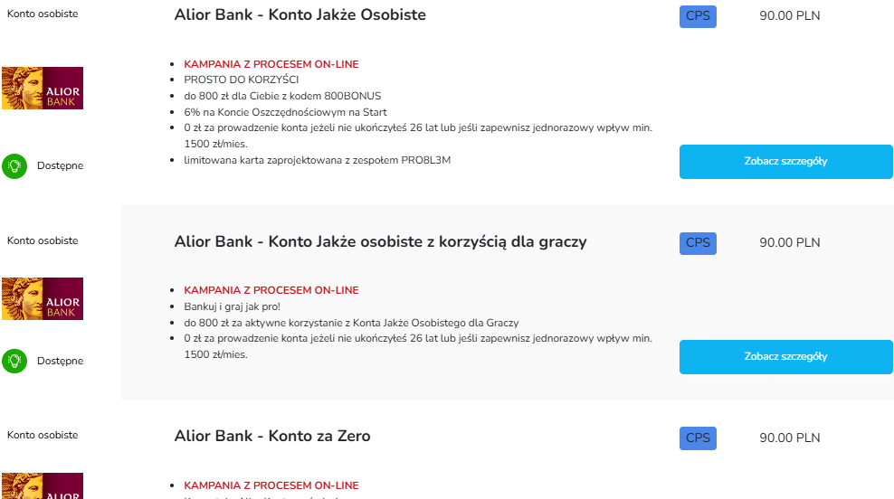 comperialead produkty