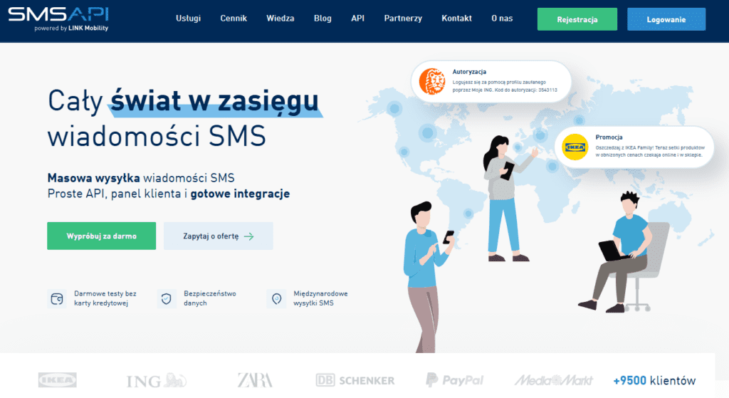 sms api strona główna
