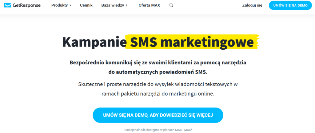 get response strona główna